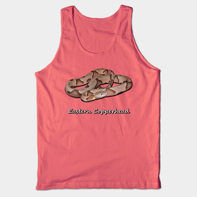 Eastern Copperhead Tank Top by Paul Prints